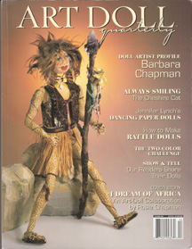 ART DOLL QUARTERLY~FEB-APR 2011~Vol 9 #1~mixed doll patterns~technique~magazine 