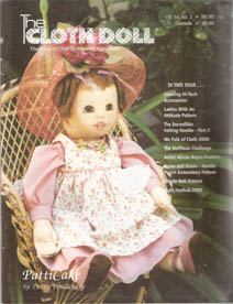 No 1~cloth art doll patterns ThE ClOTH DoLL magazine SUMMER 1994 Vol 10 techniques with BONUS PATTERN & patterns