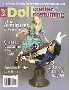Details about   DOLL CRAFTER & COSTUMING Feb 2009 Create~Costume cloth~porce~polymer clay dolls 
